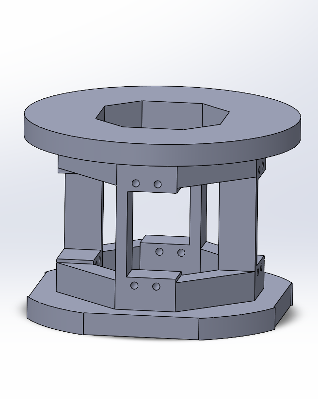 Servo mount CAD model